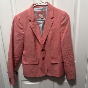 J crew outlet peach blazer